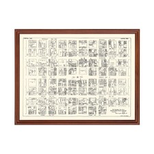 Vecchia mappa canton oh - vecchia,