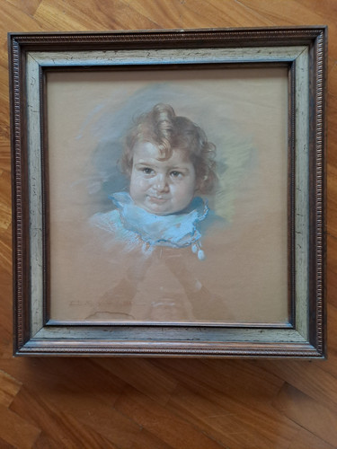 Antico ritratto bimbo - ritratto,