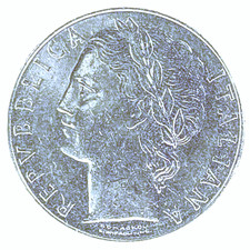 1976 R - Italy 100 Lira World