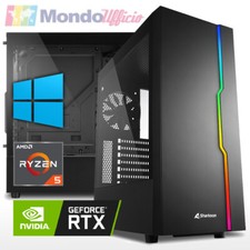 PC GAMING AMD RYZEN 5 5500 - Ram 32 GB - SSD M.2 1 TB - Wi-Fi - nVidia RTX 3050