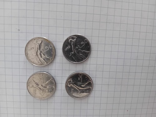 Moneta lire piccole 1993 - 50,