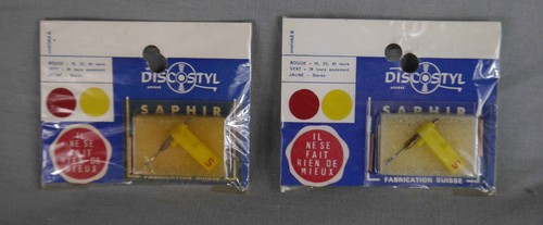 Saphirs nos needles - x, neufs