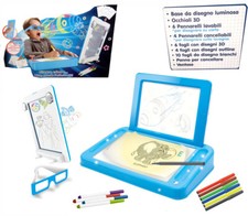 Lavagna Luminosa Occhiali 3D