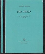 LN- PAROLE COSE- REBORA- ALL'INSEGNA PESCE D'ORO SCHEIWILLER- POESIA- 1987-B-XFS
