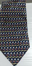Walt Disney cartoni Micky cravatta tie 100% silk multicolore  nechtieA788