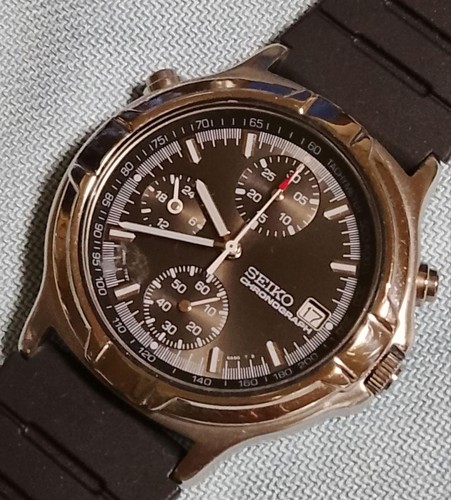 Seiko chronograph 7t27 6a50 - seiko,