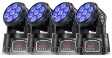 4pz Moving Head LED 7x15W RGBW Beam Wash DJ DMX512 Testa mobile dj party