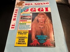 HEATHER PARISI VANONI DORELLI GUID su rivista OGGI n. 41 del 1983 L