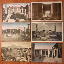 Lotto 6 cartoline di Pompei