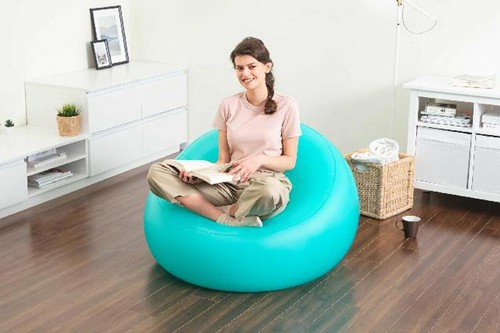 Poltrona pouf gonfiabile - x,