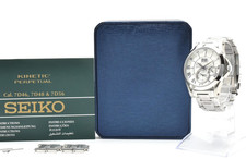 [QUASI NUOVO] SEIKO Premier Kinetic 7D56-0AA0 Orologio Uomo Calendario Perpetuo Giappone