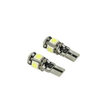24V Lampada LED Canbus T10 W5W Bianco per Camion Bus Barca 5 SMD 5050 Luci Posiz