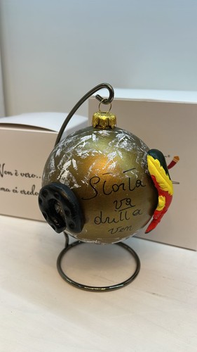 Palla natale oro - di,