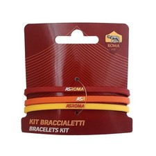 Tris bracciali Sottili AS ROMA