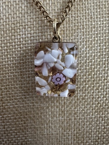 Collana vintage vetro - vintage,