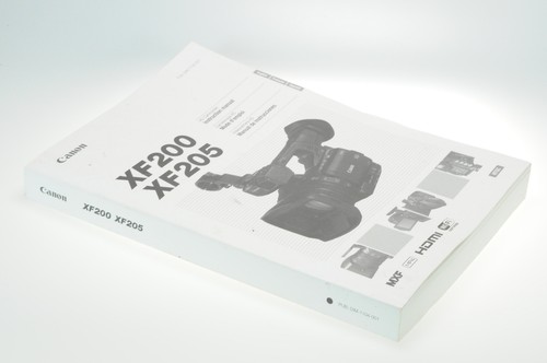 Canon xf200 xf205 instruction - xf205,
