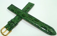 CINTURINO OROLOGIO 15 mm VERDE