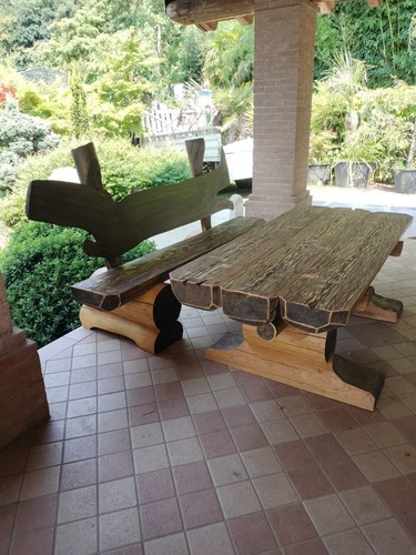 Tavolo legno fatto - tavolo,