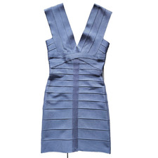 Abito Herve Leger scollo a V