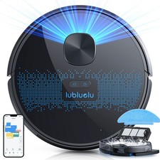Robot aspirapolvere navigazione laser Lubluelu SL60D con funzione di pulizia 4000Pa Usato!!