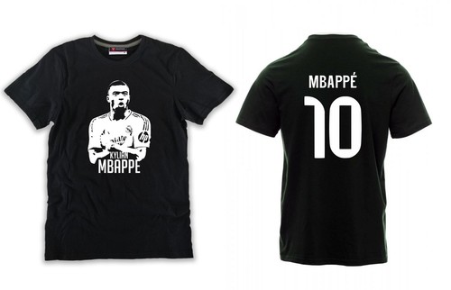 Shirt nera kylian mbappe - nera,