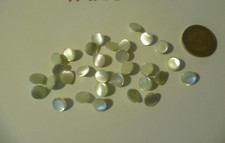 30 BOTTONI VERA MADREPERLA DIAMETRO 1 CM VERDE ACQUA X CAMICETTA SARTORIA SARTA