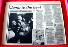 Gary Chaplin/Penetration Vintage ORIG 1981 Sounds Half Page ARTICLE/INTERVIEW