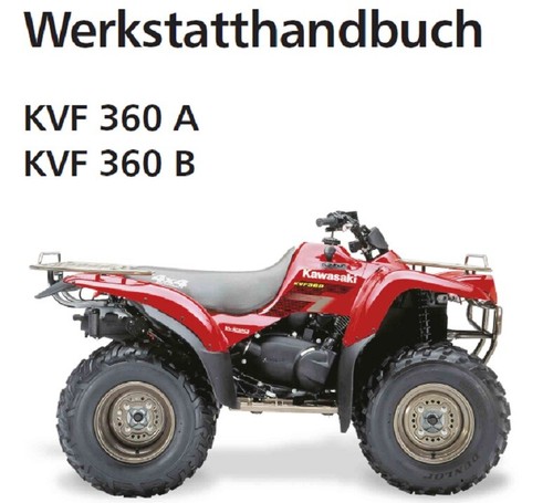 Kawasaki quad atv kvf 360 - kvf,