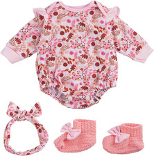 3PCS Reborn Baby Doll Clothes