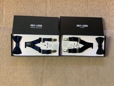 Men's Straps and Bow Tie Set