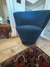 poltroncina a pozzetto Design girevole anni 70