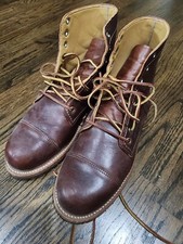 Stivali uomo pelle marrone 9D