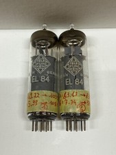Telefunken EL84  -  Pair  - Diamond - Tested   100%