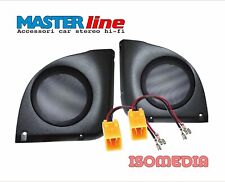 TASCHE CON GRIGLIE PER ALTOPARLANTI 165MM SU FIAT PUNTO DAL 1999. CON CONNETTORI