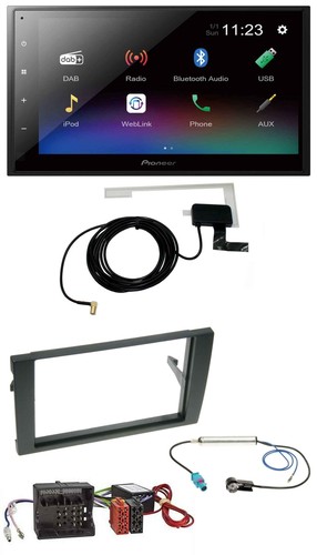 Pioneer dab mp3 - bluetooth, 2din