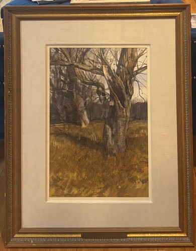 Pittura paesaggio alberi - pittura,
