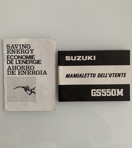 Suzuki 550 manuale - gs,