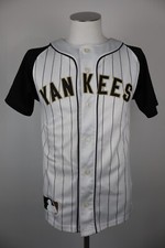 MAJESTIC YANKEES CAMICIA BASEBALL UOMO COTONE  TG XS MAN CASUAL VINTAGE SHIRT