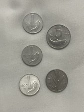 Lotto monete rare una lira - una, 2