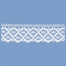 MERLETTO COTONE 42 MM BIANCO