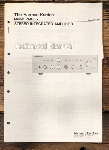 Harmon kardon 655 - harmon, pm655