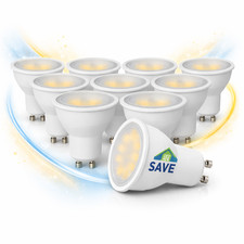 10 LAMPADINE LED GU10 5W 410LM