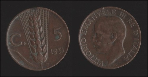 Centesimi 1931 spiga - centesimi,
