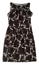 ZARA Vestito abito tubino stampa geometrica gonna pieghe donna ragazza taglia L