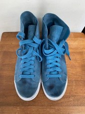 Sneakers alte in camoscio blu