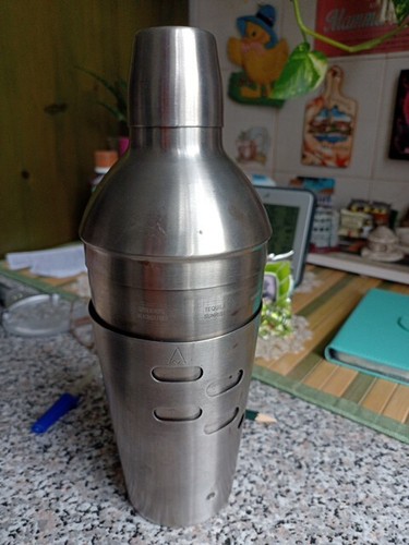 Shaker acciaio con ricette - in,