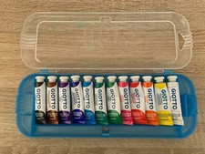 colori a tempera giotto usati raramente quasi nuovi 7,5 ml pacco 12 in astuccio
