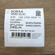 SORAA Vivid GU10 10 gradi 7,5w
