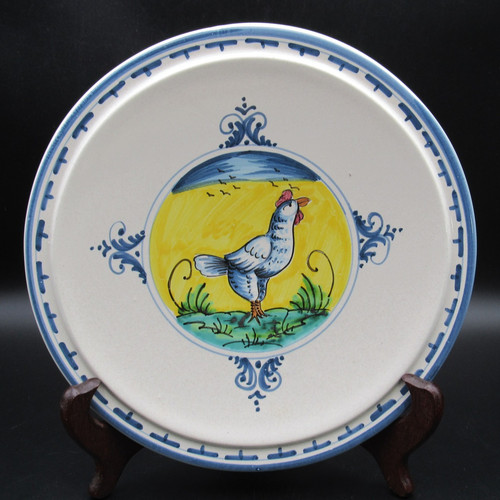 Piatto parete maiolica - da,
