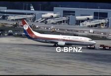 G-BPNZ : Boeing 737 : Dan Air : 35mm slide 73b